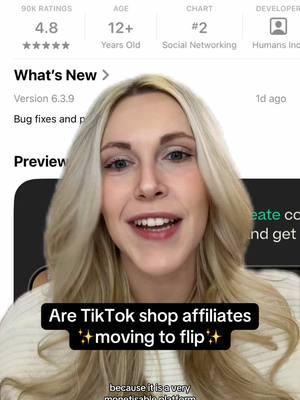 Replying to @sandythomas40 here’s what’s up with the app Flip #flip #fasttrackgirltips #tiktokshopaffiliate #tiktokshopaffiliateprogram 