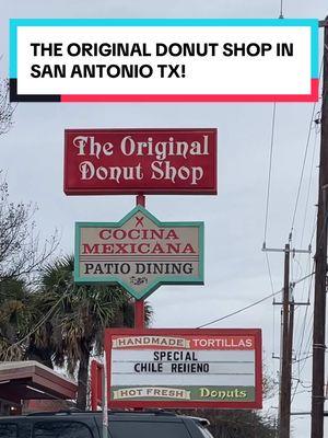 THE ORIGINAL DONUT SHOP IN SAN ANTONIO TX! #fyp #fypage #fypシ #trending #viralvideo #trend #fypp #4U #sanantonio #texas #lol #foodreview #mukbang #food #fypviral #foryoupage #vans #hottopic 