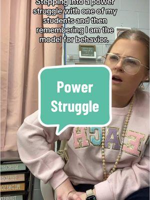 Taking the attention and energy elsewhere is how I deal with power struggles I accidentally walk into. Some days be stressful and I don’t realize until I’m in one. #spedteacher #classroombehavior #imanadult #powerstruggle 