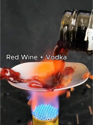 Red Wine 🍷 + Vodka #1000 #firespoon #asmrsounds #satisfying #experiment #science #LifeHack #fake #asmr #fyp #trends #leidenfrosteffect 