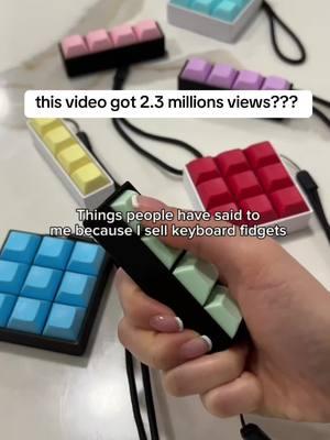 TOP VIDEOS OF 2024: we are still shipping out TIKTOK ORDERS 🚨 15% off discount and free shipping 🚨 bestselling, CUSTOMIZABLE keyboard fidget toys with real keyboard switches still available #SmallBusiness #tiktokban #keyboardfidget #fidgetoy #sale #fidgetclicker #clickykeyboard 