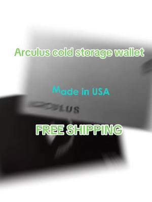 #fyp #arculus #coldstorage #coldstoragewallet#cryptowallet #madeintheusa🇺🇸 #foryoupage