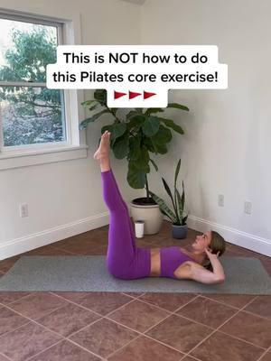 Fix your form - get results!! Quality Pilates at home!! #pilatesinstructor #pilatesabs #pilatesexercises 