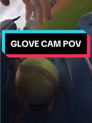 POV Glove Cam #pov #baseball #fyp #trending #foryou #training #baseballlife #thebullpentraining 