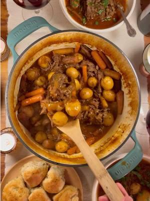 Day two of posting some of my fav vids bc TikTok is probably going away soon 😭🥺 #potroast #postroastrecipe #cozykitchen #winterrecipe #braisedbeef #slowcooking #cozyvibes #dinnerrolls 