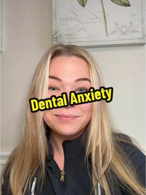 Here’s what you say to your hygienist: “can you please put on the gel that numbs my gums” #dentalanxiety #anxiety #hygienetips #dentalhygienist #anxietyrelief 