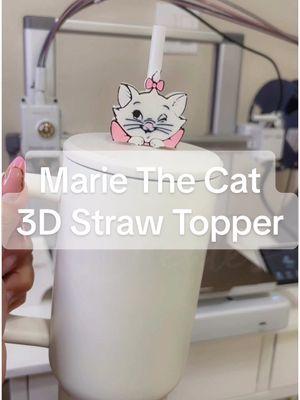 Replying to @Alexis Gonzales #3dprinter #3dprinting #bambulaba1 #bambulab #fyp #mariethecat #strawtopper #coquette #SmallBusiness 