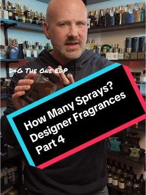 How Many Sprays of these Popular Designer Fragrances, Part 4 #fragrancetiktok #mensfragrance #colognetiktok #howmanysprays #designerfragrance 