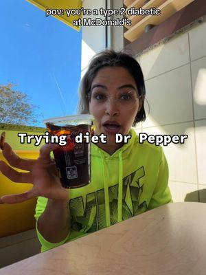 And for lunch we have diet Dr Pepper. I’ve been missing out 😅 #type2diabetes #diabetesmanagement #insulinresistance #diabeticfriendly #dietdrpepper 