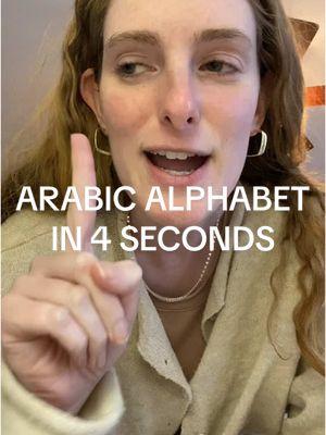 Skip to 50 seconds to hear me say the Arabic alphabet in 4 seconds!! 👀 #arabic #arabiclanguage #learnarabic #tunisia #tunisian #arabictiktok 