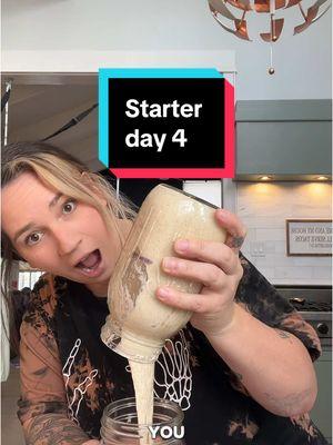 #sourdough #sourdoughstarterday4 #liberalmoms #sahmsoftiktok #sourdough #urbanhomestead #liberalmoms #millennialsoftiktok #iminmy30s #sourdoughstarter 