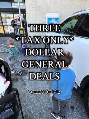 Week of 1/12! 3 *TAX ONLY* Items at DG! 🫢 Easy peasy! #momingandsaving #saving #savingmoney #MoneySavingTips #couponing #coupon #coupons #dollargeneral #dollargeneralcouponing 