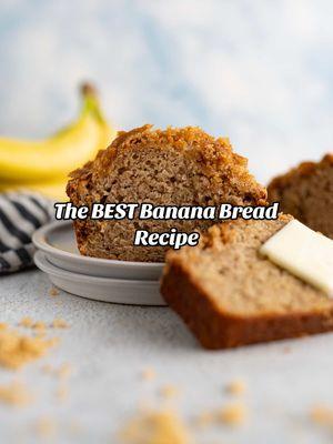 A tender and moist banana bread recipe that turns out EVERY. TIME. This recipe amps up the yum factor by turning brown sugar, vanilla & banana into perfection.🍌🍞 For the full recipe, tap the link in my bio and search ‘Super Moist Banana Bread’👈 Let me know in the comments if you want a baking tutorial of this recipe!  #banana #bananas #bananabread #bakingtip #bakingtutorial #foodies #foodblogfeed #bestfoodfeed #bestrecipe #brownsugar #review #bestever 