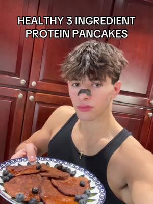 How to make healthy 3 ingredient protein pancakes using @Levels Protein #proteinpancakes #healthypancakes #healthypancakerecipe #pancaketutorial #fyp #foryou #foryoupage #viral 