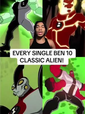 Every single Ben 10 Classic Alien! #jayjjalen #ben10 #bentennyson #ben10classic #heatblast #diamondhead #fourarms #waybig 