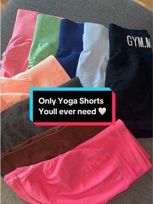 These yoga shorts have been everything since I got them! They hold everything in & lift in all the right spots! 🤩 #yoga #yogashorts #yogagirl #shorts #workingout #MomsofTikTok #moms #TikTokShop #fyp 