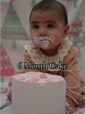 My neice eating her 6 month cake #cake #funny #unc #neice 