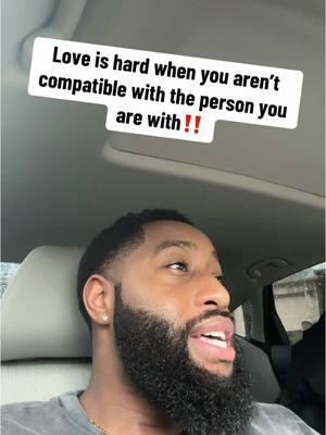 Love is hard when you aren’t compatible with the person you are with‼️ #equallyyoked #fypシ #compatibility #Love #Relationship 