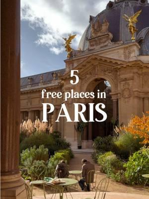 5 FREE places in Paris 😍⬇️ 📌 Save this for when you visit Paris 🇫🇷 📍Petit Palais 📍National Archives Museum 📍Grand Mosque 📍Carnavalet Museum 📍Buren’s Columns #paristravel #paristravelguide #paris #visitparis 