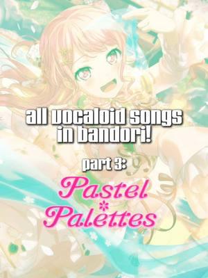 gonna try and post all the parts before. you know. Yeah #bandori #pastelpalettes #vocaloid #vocaloidcover #ayamaruyama #pjsk 