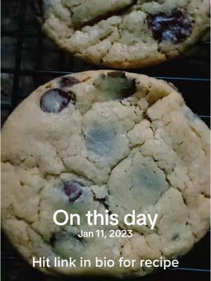 #onthisday #chocolatechipcookies #jacquestorres #projectpastrylove 