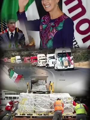 🚨La presidenta de México  a mandado toneladas de despensas en apoyo alos ángeles California #fyp #losangeles #california #incendios #bomberos #migration #noticiastiktok #migrantes #migra #presidentademexico #claudiasheimbaum#despensas#México  #fypシ゚viral 