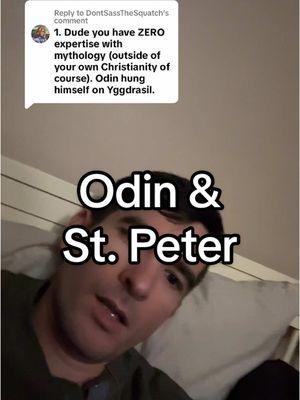 Replying to @DontSassTheSquatch #christianity #theology #mythology #history #romanhistory #odin #yggdrasil #stpeter 