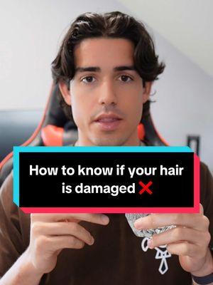 How to know if you have damaged hair ❌ #marcosphilip #mensselfcare #menshair #menshaircut #menshairstyle 