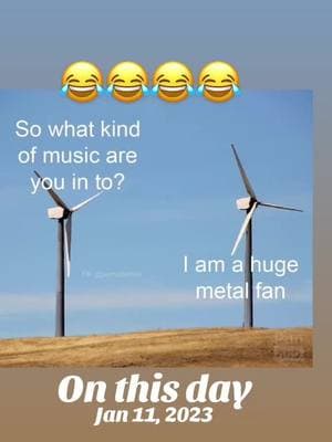 #onthisday #dadjokes #dadrock #rockmusic #dimebagdarrell #windturbine 