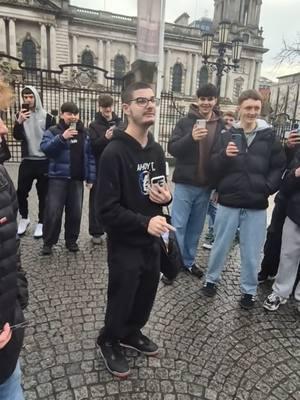 Josh continues to make waves in Belfast with crowds forming around he decides to perform #worldoftshirts #joshuablock #notpuradark #joshblock #celebrity #entertainment #worldoftshirtsireland #putthefriesinthebag #worldoftshirtsbelfast #worldoftshirtsfries #worldoftshirtsexperience #crazy @MR BASED NYC @World Of Sigmas 8.0 