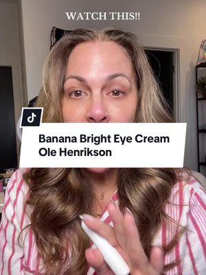 A MUST HAVE #bananabrightvitamincstick #undereyestick #olehenriksen #olehenriksoneyestick #bananabrighteyestick #bananabrightvitaminc #eyebrightener #undereyebrightener #darkcircles @Olehenriksen #eyebrightening #eyecream #ttsbeauy #ttsskincare #skintok #TikTokShop 