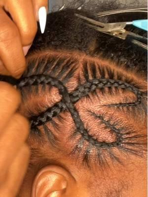 Don’t you love a fresh set of braids  Stay tuned for full style reveal…. Appointments available  Lash strips and eyebrow tint services available  (Be sure to add to your appointment when booking) #braids #stitchbraids #braids #knotless #floridabraider #heartbraids #designerbraids