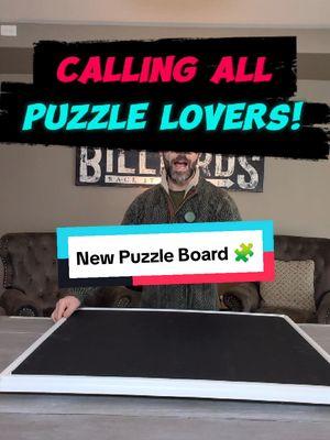 This popular puzzle board now comes in multiple sizes. Introducing the new smaller 1,000 piece version. #puzzleboard #puzzle #puzzles #puzzletok #jigsawpuzzle #puzzlelife #puzzlelover #lego #crafts #crafting @RefinedLiving 