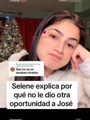 Respuesta a @China Jiménez2182 sé que tiene días tu comentario pero aquí #selene explica el por qué no siguió con José #seleneguzman #fyp #foryoupage #fypシ #viralvideo #paratii #chismesito #dramatic 