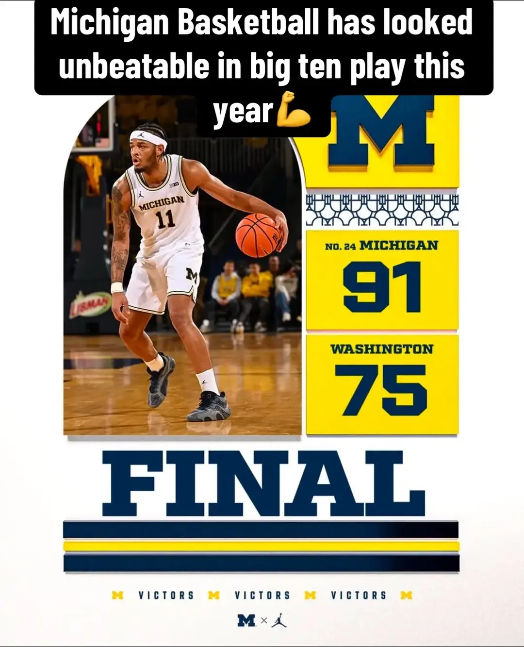 #collegebasketball #bigten #MarchMadness #michigan #dustymay #goblue #umichbball #ncaam #fyp #twintowers