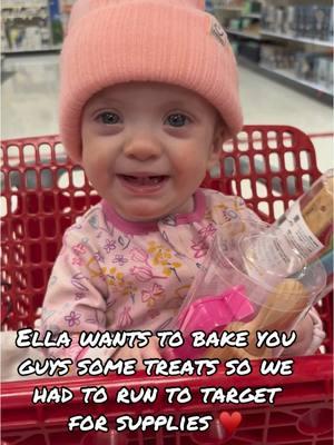 Trust me your not gonna miss Ella’s baking class! Come hang out with us ♥️ #ellaslittlesteps #ostomyawareness #raredisease #STARsyndrome #fory #babytok #10secondchallenge #baking 