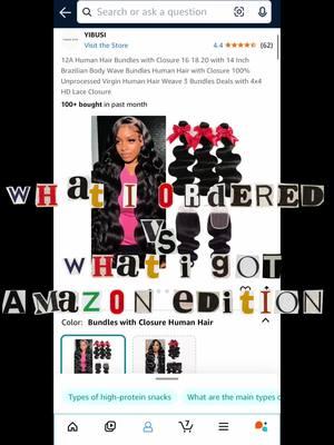 HAND DOWN THE BEST BUNDLE DEAL!!  📦Amazon Bundles with HD closure (link in bio) #yibusi_hair_amazon #yibusihair #amazonbundles #12A @sunn11985 