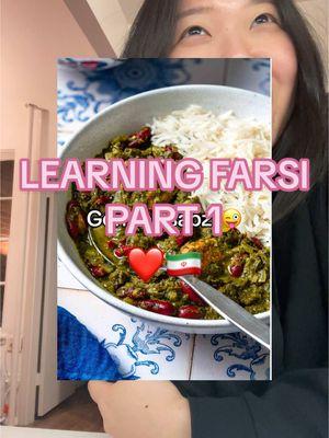 Replying to @nice2mitra  How I learn Farsiiiiii❤️  #persian #persiantiktok #interracialcouple #persianguys #iran #learnpersian #learnfarsi #gormehsabzi 