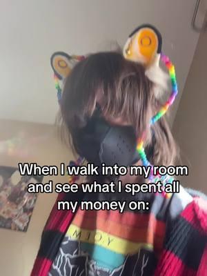 I regret NOTHING #furrytiktok #furryfandom #fursuit #furrycommunity #fursuiter #fursuiting #therianthropy #otherkin #otherkincommunity #alterhumanity #dogboy #kandikid #husky #kandi #kandicuff #scene #beads #alien #dog #dogfurry #hippie #tiger #kemonomimi #antenna #crafts #satanist #satanism 