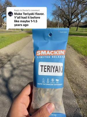 Replying to @Daniel YALL ASKED FOR SMACKIN SUNFLOWER SEEDS TERIYAKI FLAVOR SO HERE IT IS!  #smackinsunflowerseeds #sunflowerseeds #limitededition #limitedrelease #teriyaki 