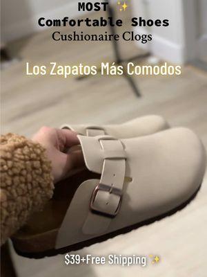 Cushionaire Clogs only $39+Free Shipping #cushionaire #clogs #clogshoes #shoes #OOTD#clogshoesforwomen #zapatos #zapatoscomodos #comfyshoes #inspo #comfystyle #fyp #parati #TikTokShop #tiktok #ttshopdeals #viral 