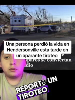 Una persona perdió la vida en Hendersonville esta tarde en un aparante tiroteo #hendersonville #noticia #metropolitana #nashville #nashvilletn #noticias #noticiaendesarrollo #hendersonvilletn #metropolis #noticia 