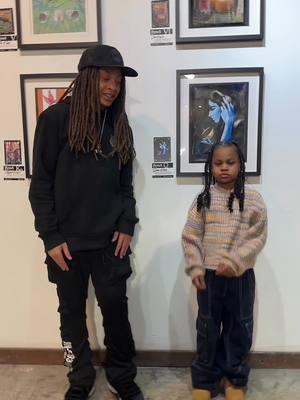 Did my favorite trend with my favorite 7 year old… #fyp #foryou #sosmooth #josiahe #boyswithlocs #