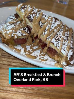 AR’S Breakfast & Brunch Overland Park, KS #food #Foodie #foodreview #foodtiktok #FoodTok #restaurant #brunch #breakfast #waffles #frenchtoast #pancakes #cinnamonroll #peanutbutterjelly #horchata #kcfoodie #kc #kansascity #overlandpark #kansas #kcfood 