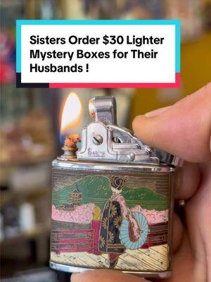 Madisyn & Olivia order $30 lighter mystery boxes for their husbands ! Watch as I try to curate the best box for both. What lighter do you think I should put in either box? Comment below !  #CoolLighters #MysteryBox #giftsforhusband #LighterMysteryBox #UniqueGifts #VintageLighters #CuratedFlame #MysteryBoxUnboxing #GiftIdeasForHim #PittsburghShop  #creatorsearchinsights 