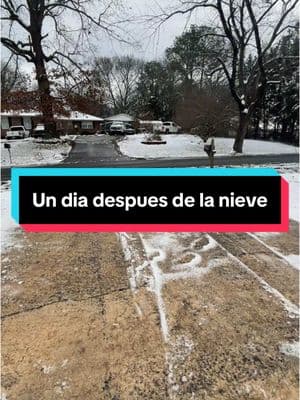 No estamos acostumbrados a esto, así que toca limpiar #nieve #dalton #georgia 