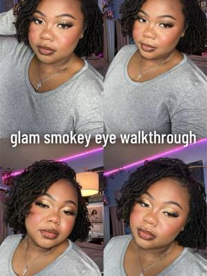 smokey eyeshadow techniques😝 ty @Robyn Anderson #blackgirlmakeup #fairfieldmakeupartist #amen #smokeyeyemakeuplook 