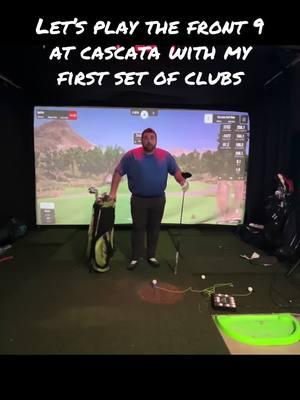 Sometimes I like to play with these clubs because it forces me to slow down, work on my tempo and focus on contact. #golf #golflife #golfer #indoorsimulator #golfsimulator #garagegolf #golfersoftiktok #golfersdoingthings 