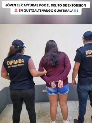 Policías capturan a Jennifer “N” de 20 años, en la zona 2 de Coatepeque, Quetzaltenango, Guatemala acusada por el delito de extorsión, tenía 5 ordenes de captura emitida por los  juzgados de Petén, Quetzaltenango, Huehuetenango y Quiché Guatemala. #guatemala #quetzaltenango #quetzaltenangoguatemala #policia #policiasdeguatemala #pnc #noticias #noticiasguatemala