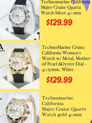 $129.99 ¡Aprovecha esta increíble oportunidad con el reloj Variedad Technomarine 40 mm Cruise Gold ,Silver Rose gold! Incluye dos pulseras gratis. 📞 Contacto: Para una comunicación más rápida, llama al 19397177316 con Jon Dale. Horario de atención: Lunes a Sábado, 9:30 AM - 5:00 PM. Comparte esta oferta y no te lo pierdas! Hashtags: #isladelencanto #thegoodlifepr #hashtagpuertorico #tiratepr #puertorico #puertorico🇵🇷 #puertoricogram #backpackingpr #oldsanjuan #whateverpr #whateverpuertorico #sanjuanpuertorico #joyería #joyeria #reloj #relojes #casio #technomarine #relojeria #relojesmujer #relojeshombre #relojesdelujo #technomarineph #cartier #tissot #hublot #tagheuer #technomarineoriginal